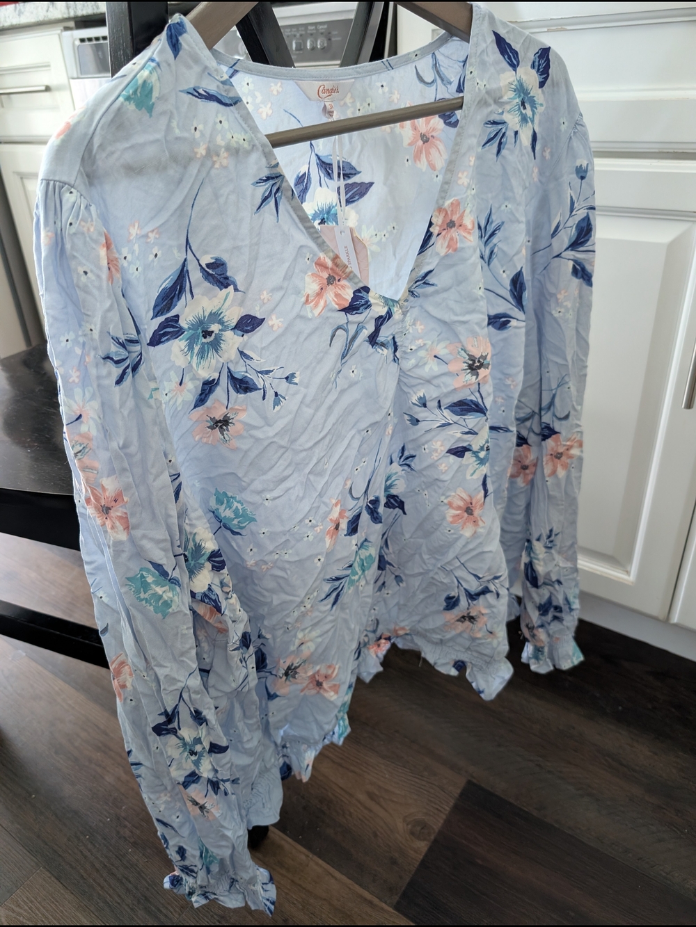 Candies Summer Floral Top Size 3X